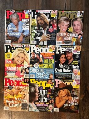 People Magazine Lot Of 9